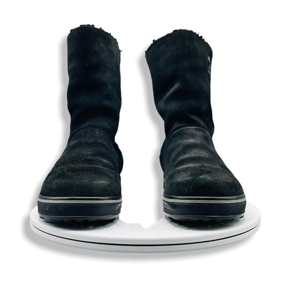 Sorel Glacy Boot Women Black US 7 Waterproof Suede Winter Rain Snow Boootie - Picture 3 of 7